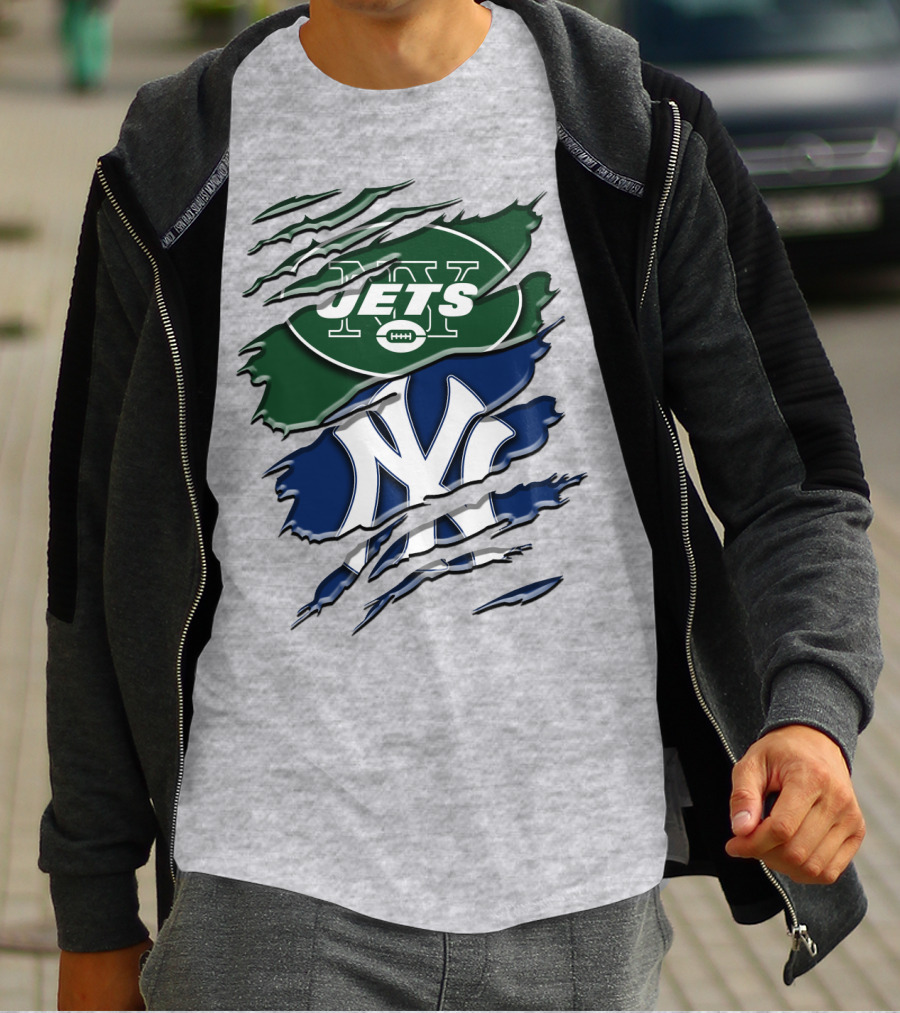 Ny Jets Yankees Rah 071 T-Shirt