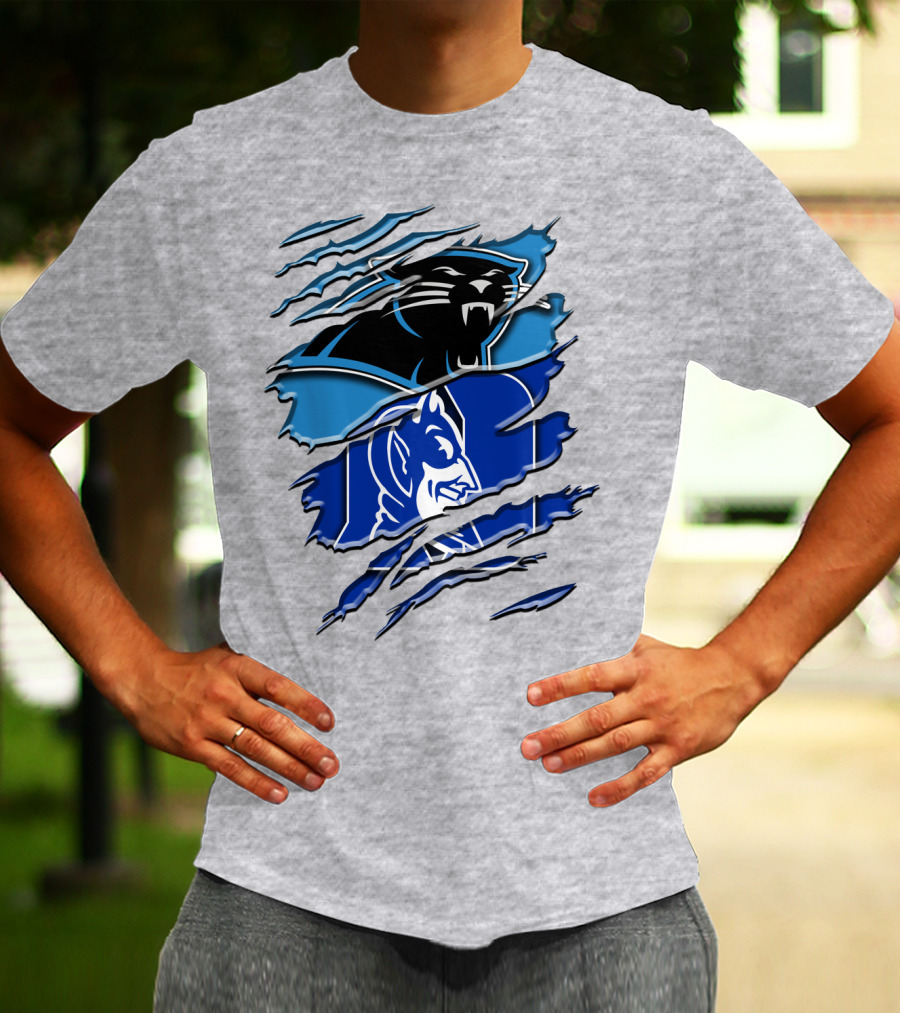 Carolina Panthers Duke Blue Devils Rah 084 T-Shirt