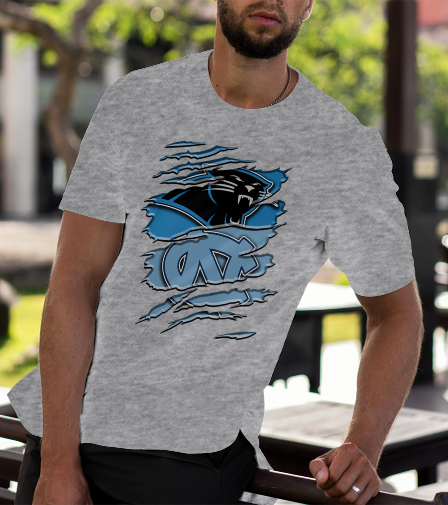 Carolina Panthers North Carolina Tar Heels Rah 087 T-Shirt