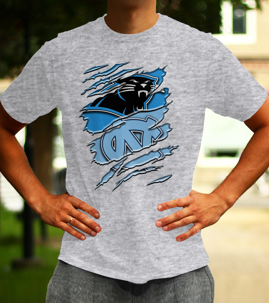 Carolina Panthers North Carolina Tar Heels Rah 087 T-Shirt