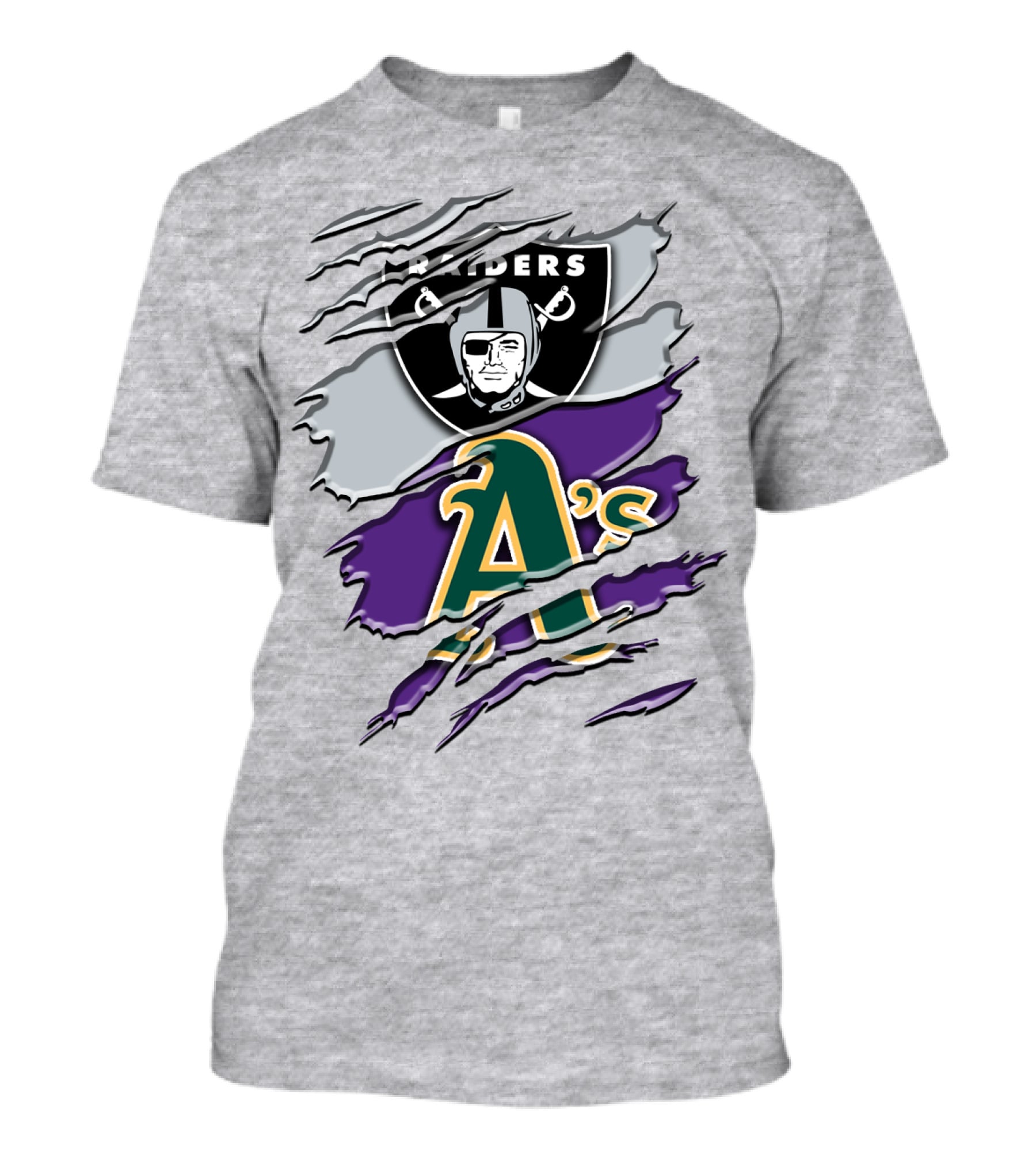 Raiders A's Logo Blend T-Shirt
