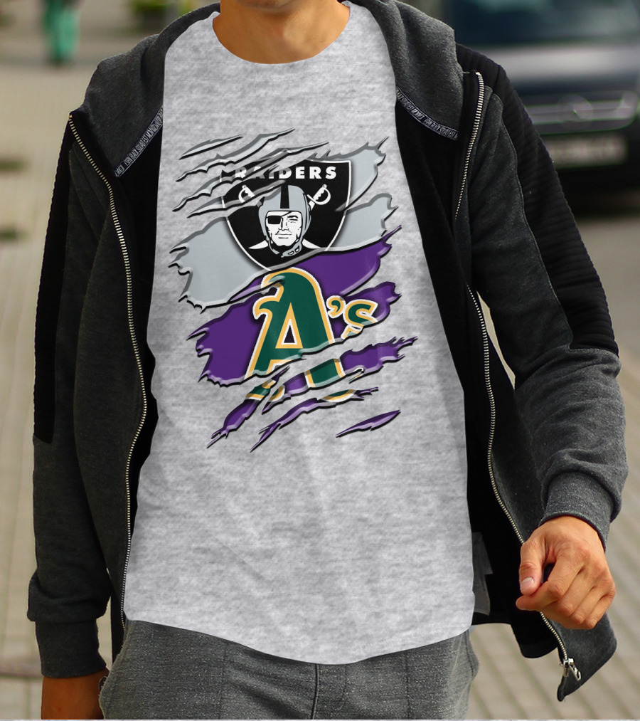 Raiders A's Logo Blend T-Shirt