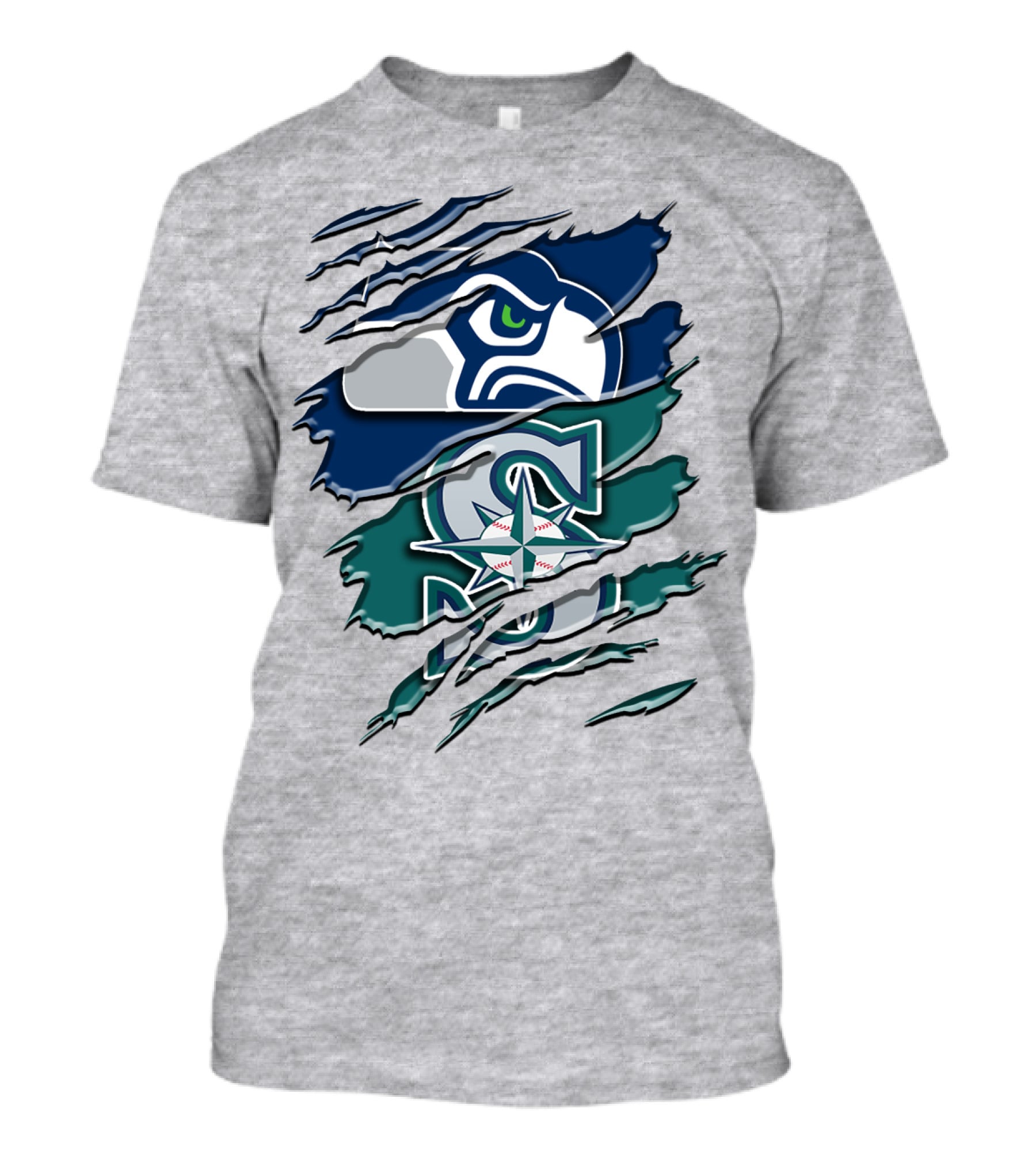 Seattle Seahawks Mariners Rah 109 T-Shirt