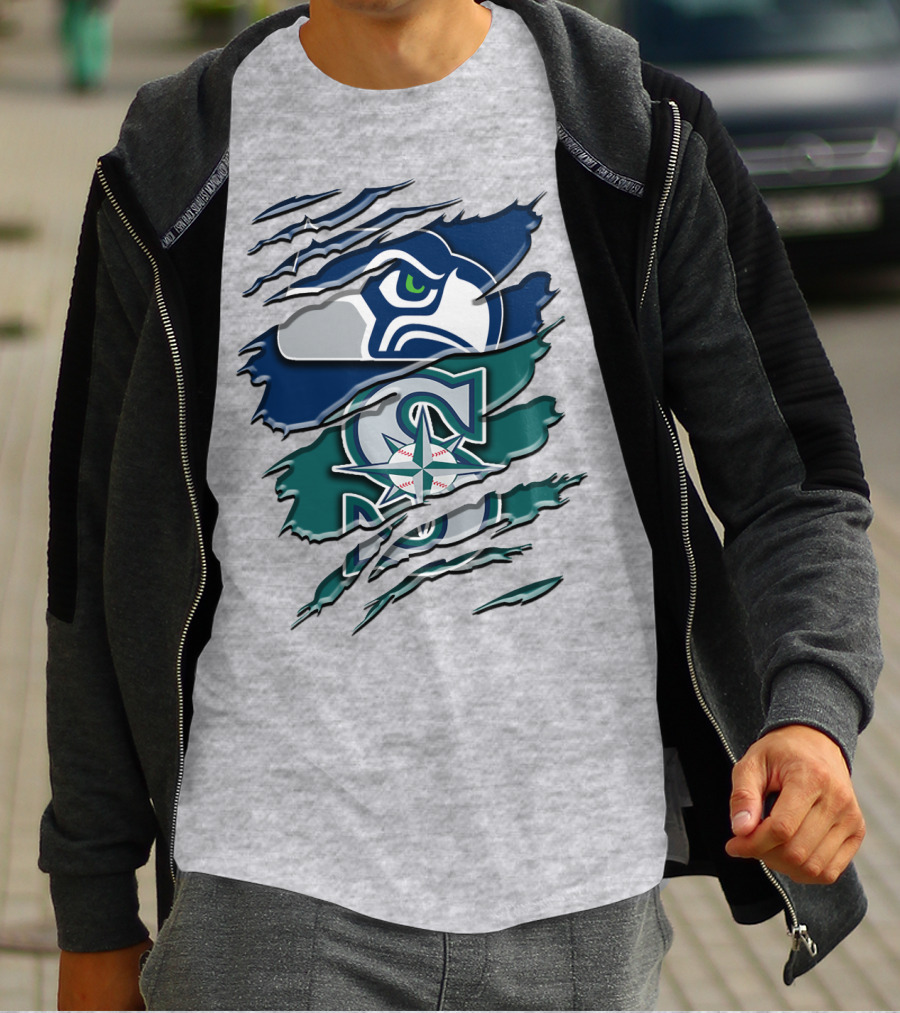 Seattle Seahawks Mariners Rah 109 T-Shirt