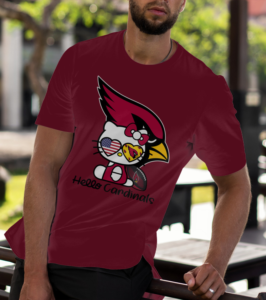 Hello Cardinals Arizona Cardinals T-Shirt