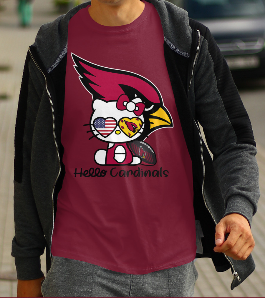 Hello Cardinals Arizona Cardinals T-Shirt