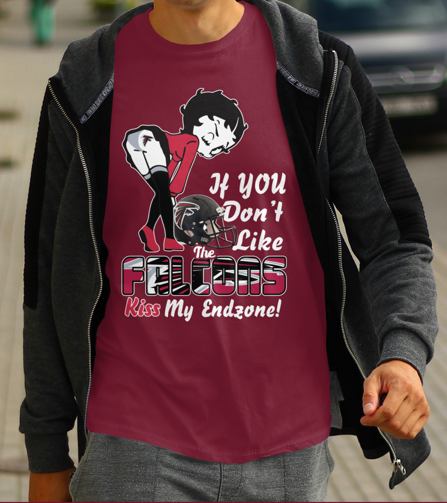 If You Don't Like The Falcons Kiss My Endzone T-Shirt