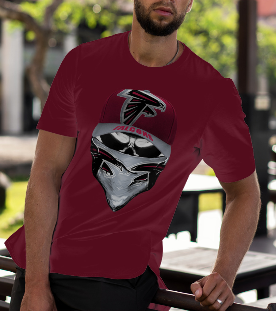 Atlanta Falcons Logo Cap Bandana Combo T-Shirt