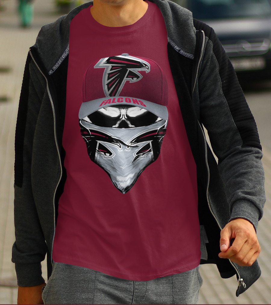 Atlanta Falcons Logo Cap Bandana Combo T-Shirt
