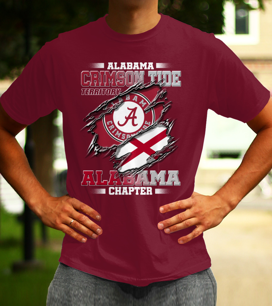 Alabama Crimson Tide Territory Alabama Chapter Crimson Tide T-Shirt
