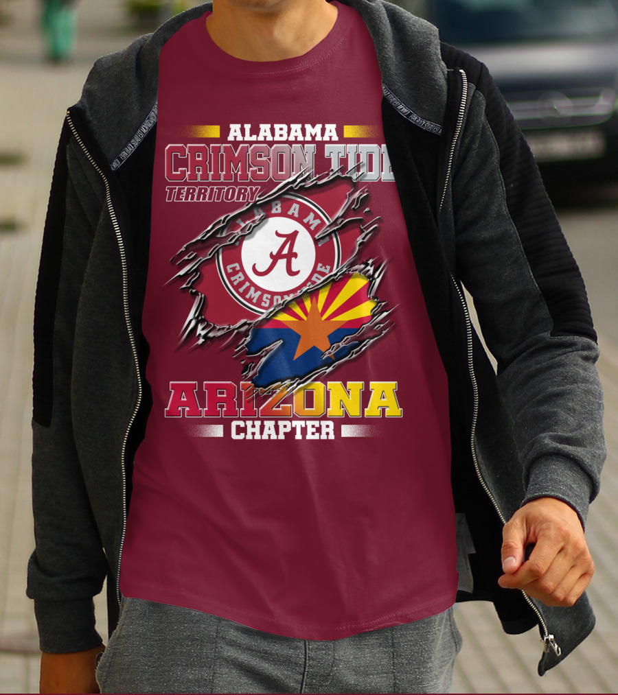 Alabama Crimson Tide Territory Arizona Chapter T-Shirt