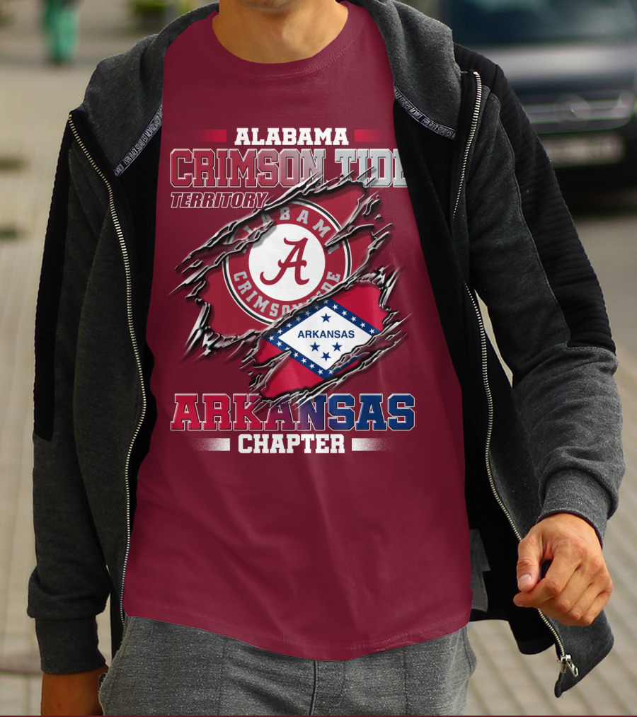 Alabama Crimson Tide Territory Arkansas Chapter T-Shirt