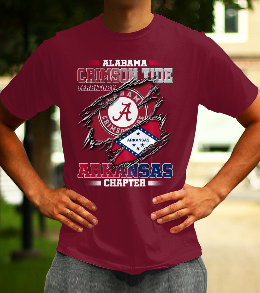 Alabama Crimson Tide Territory Arkansas Chapter T-Shirt