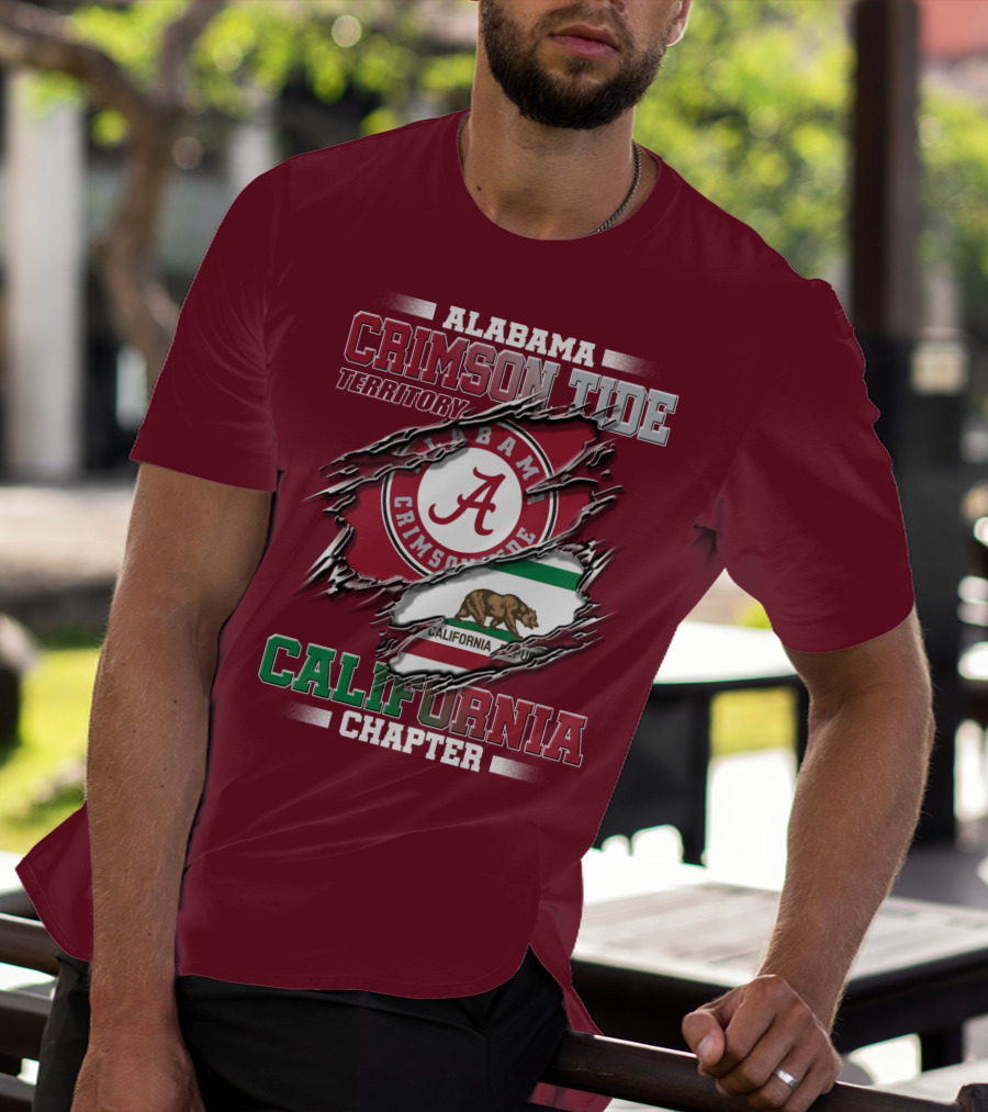 Alabama Crimson Tide Territory California Chapter T-Shirt