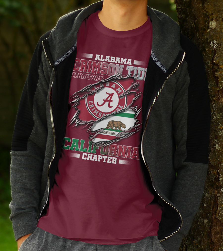Alabama Crimson Tide Territory California Chapter T-Shirt
