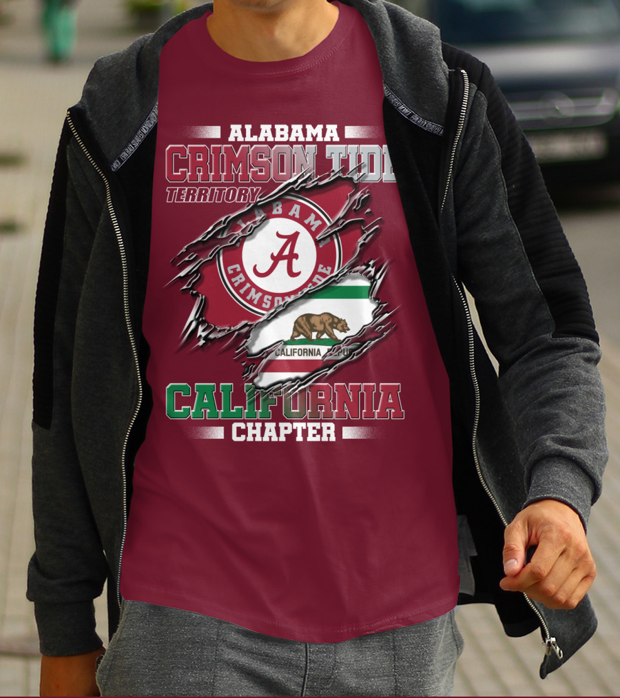 Alabama Crimson Tide Territory California Chapter T-Shirt