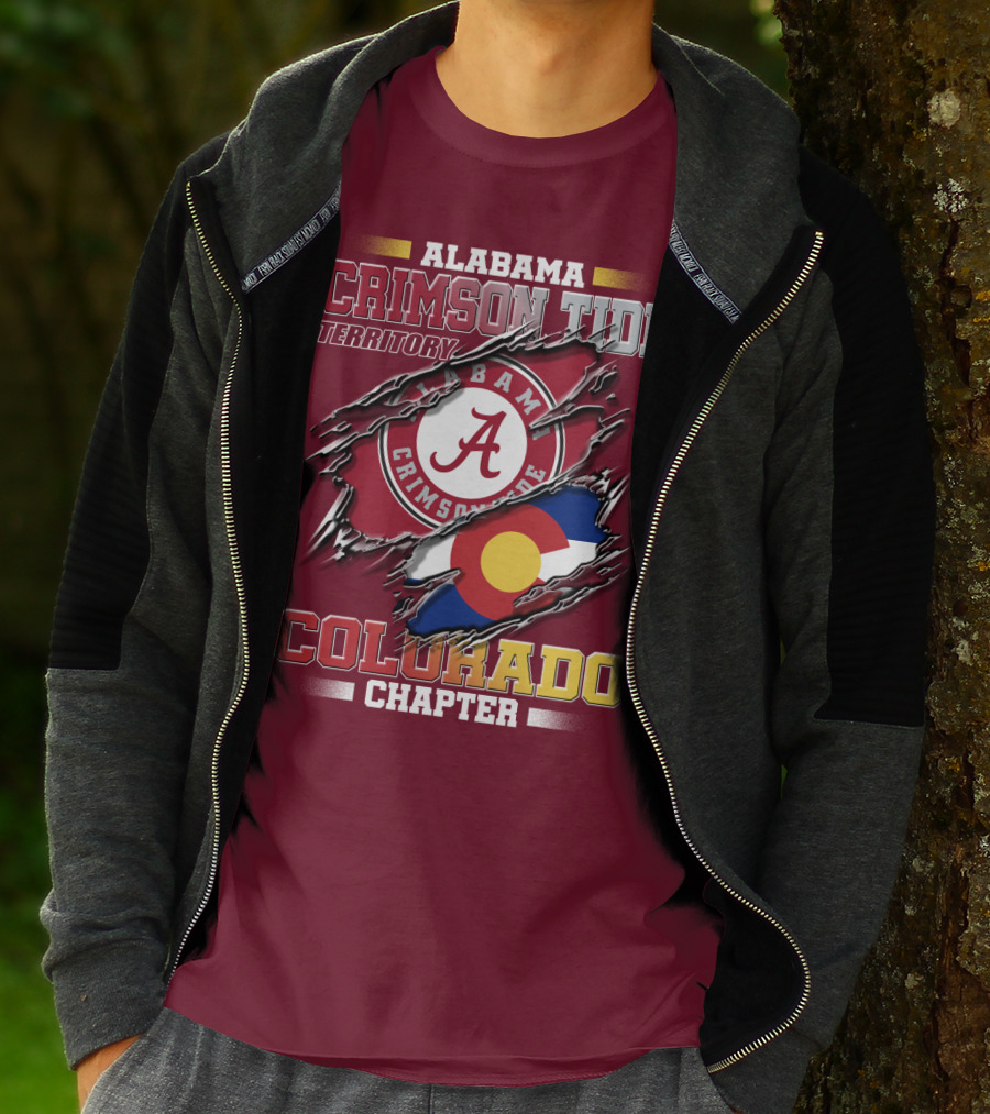 Alabama Crimson Tide Territory Colorado Chapter T-Shirt