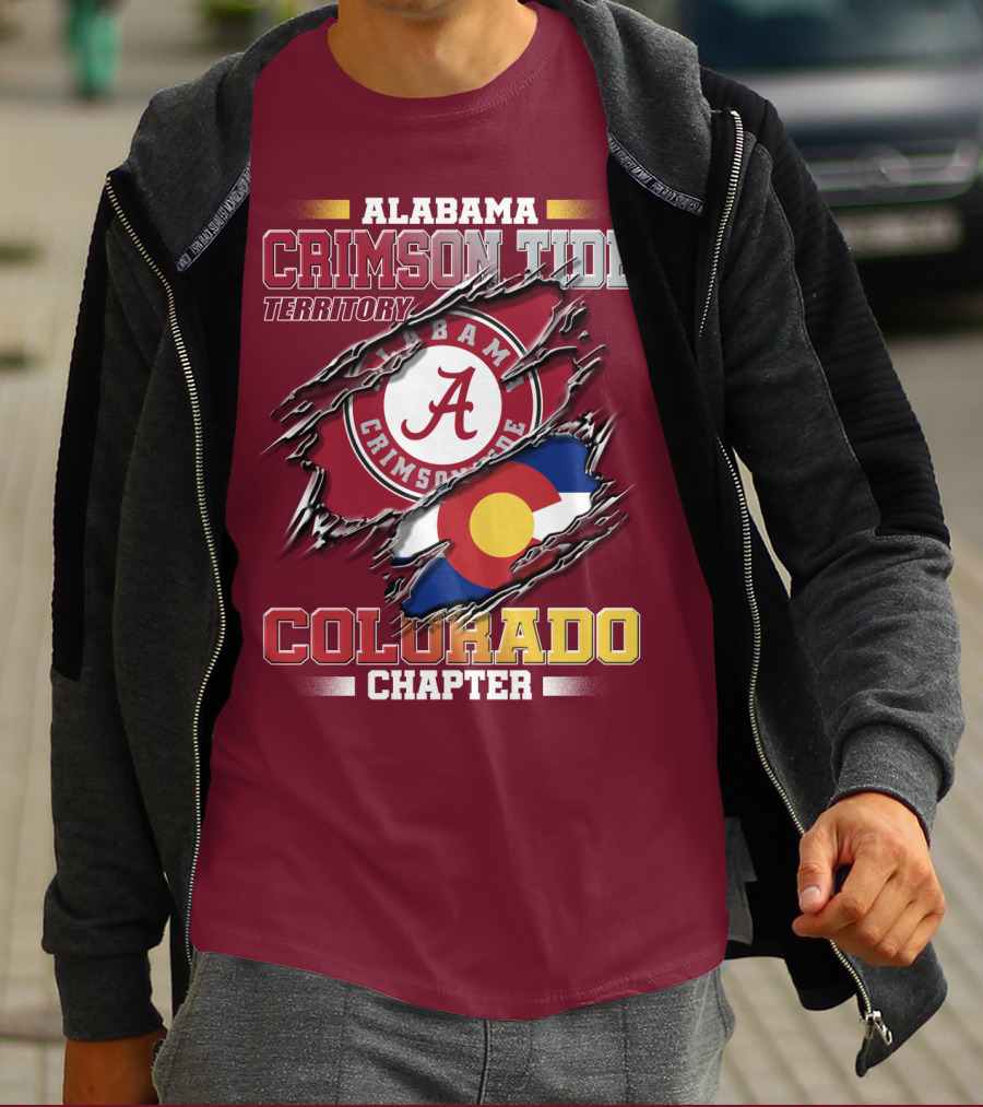 Alabama Crimson Tide Territory Colorado Chapter T-Shirt