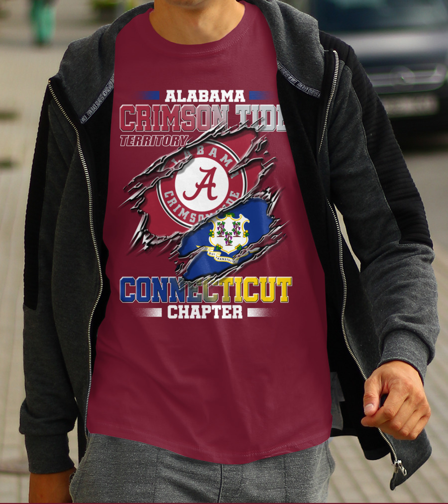 Alabama Crimson Tide Territory Connecticut Chapter T-Shirt