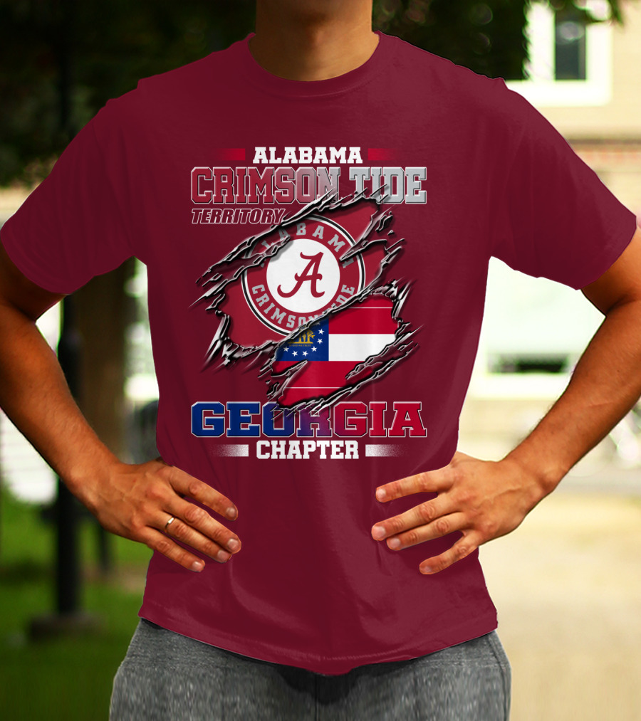 Alabama Crimson Tide Territory Georgia Chapter T-Shirt
