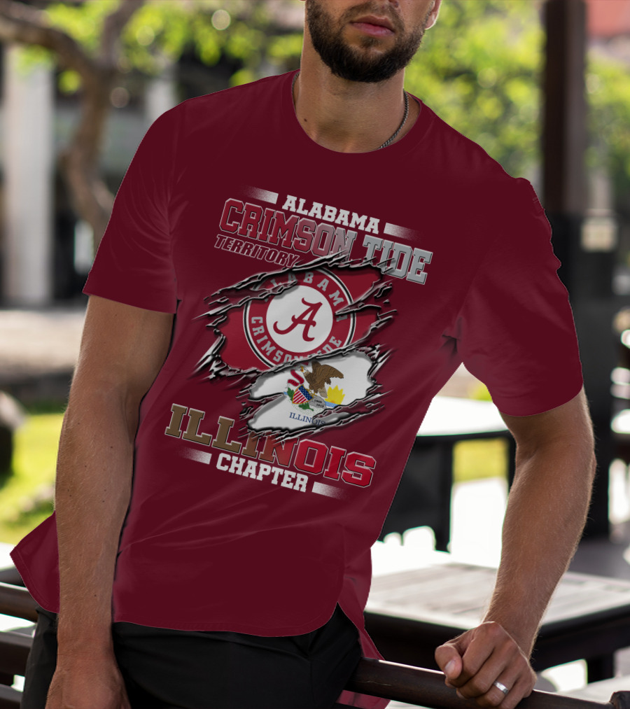Alabama Crimson Tide Territory Illinois Chapter T-Shirt