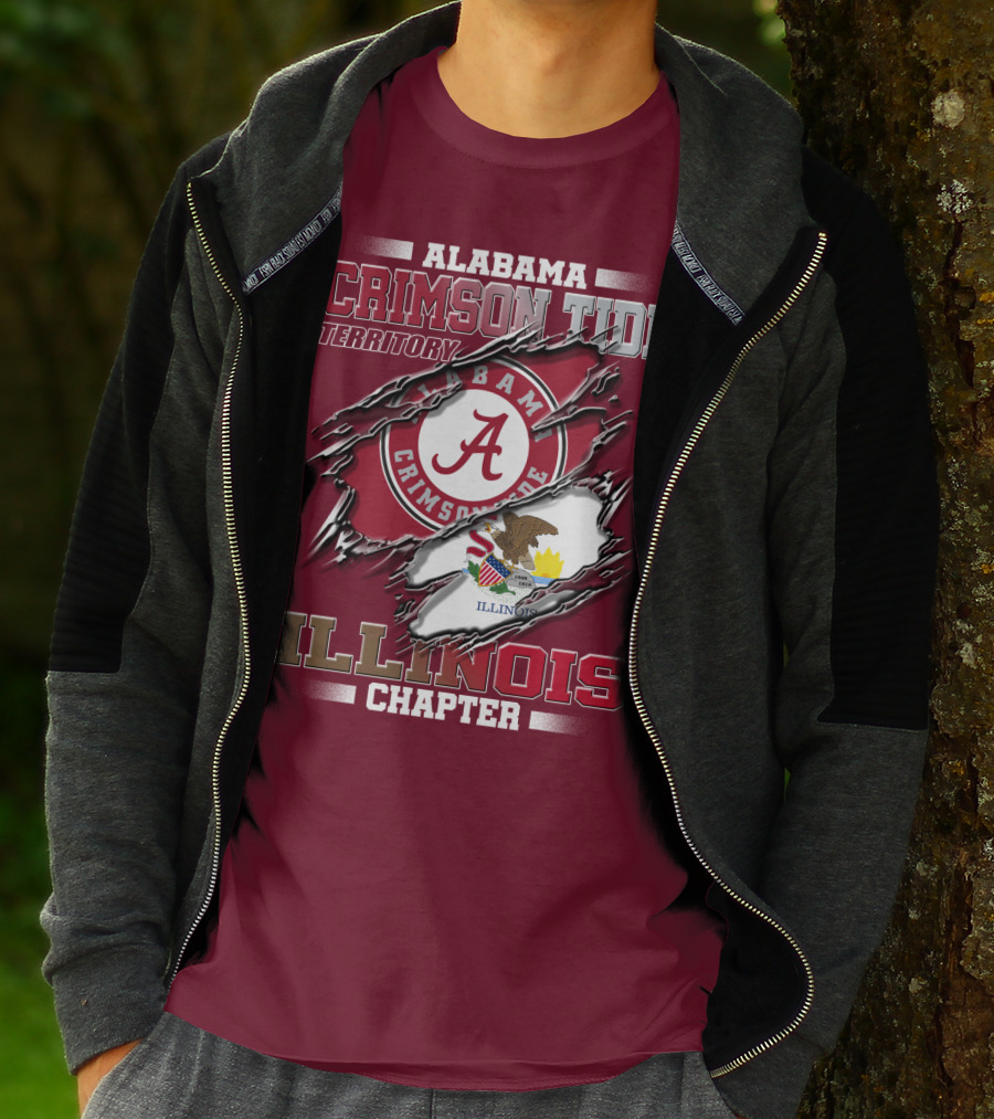 Alabama Crimson Tide Territory Illinois Chapter T-Shirt