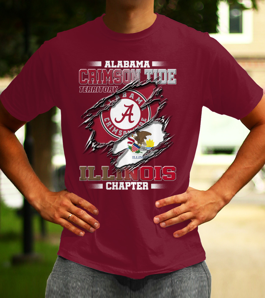 Alabama Crimson Tide Territory Illinois Chapter T-Shirt