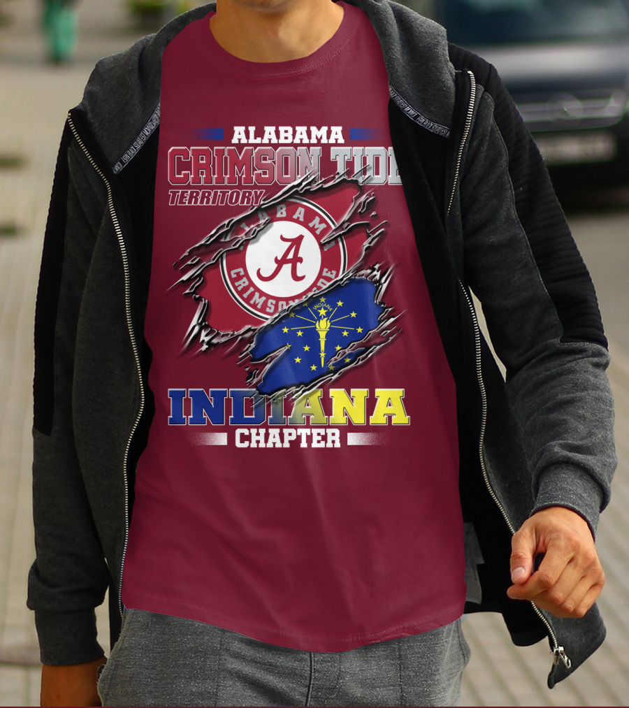 Alabama Crimson Tide Territory Indiana Chapter T-Shirt