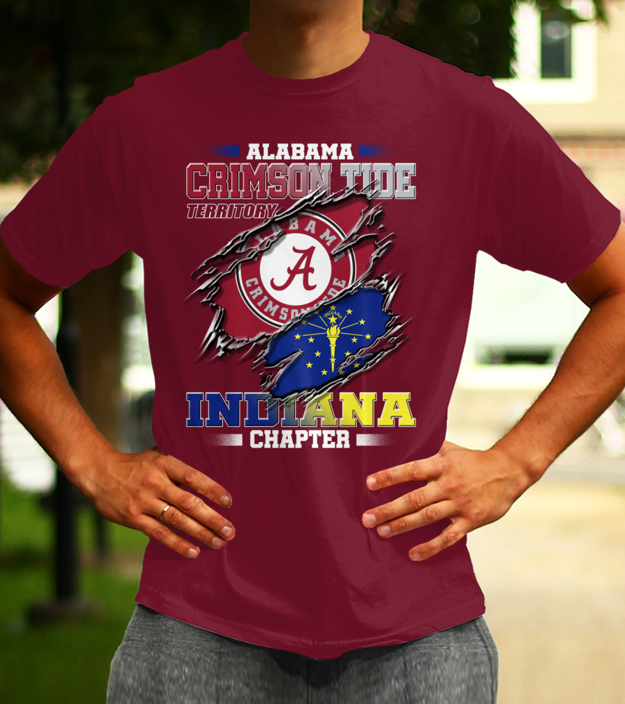 Alabama Crimson Tide Territory Indiana Chapter T-Shirt