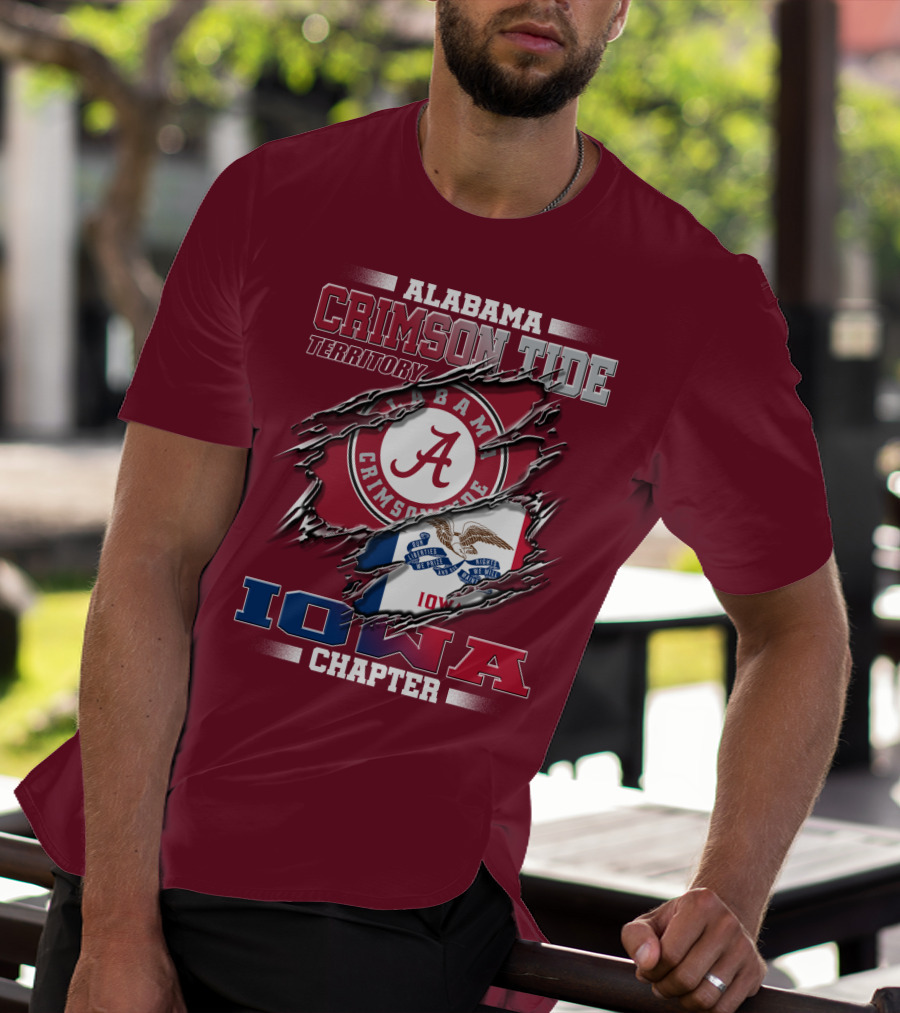 Alabama Crimson Tide Territory Iowa Chapter T-Shirt