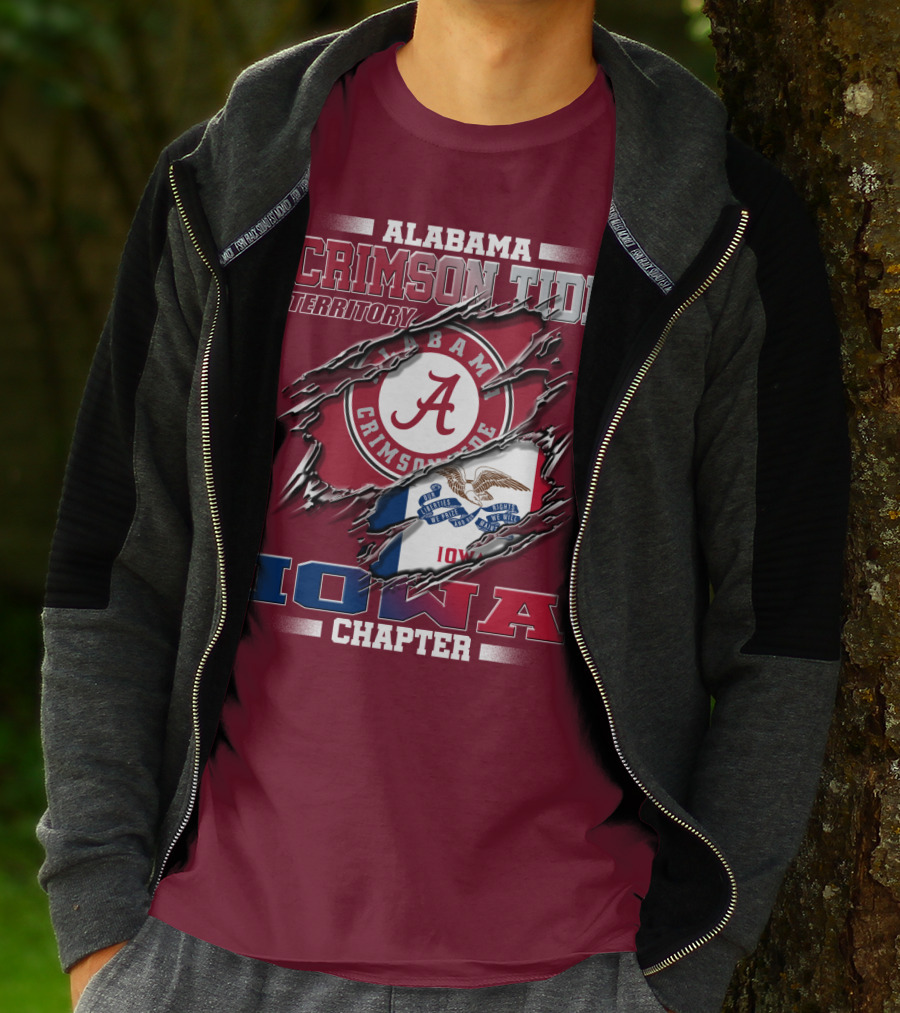 Alabama Crimson Tide Territory Iowa Chapter T-Shirt