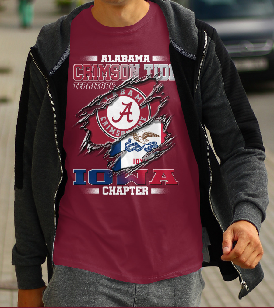 Alabama Crimson Tide Territory Iowa Chapter T-Shirt