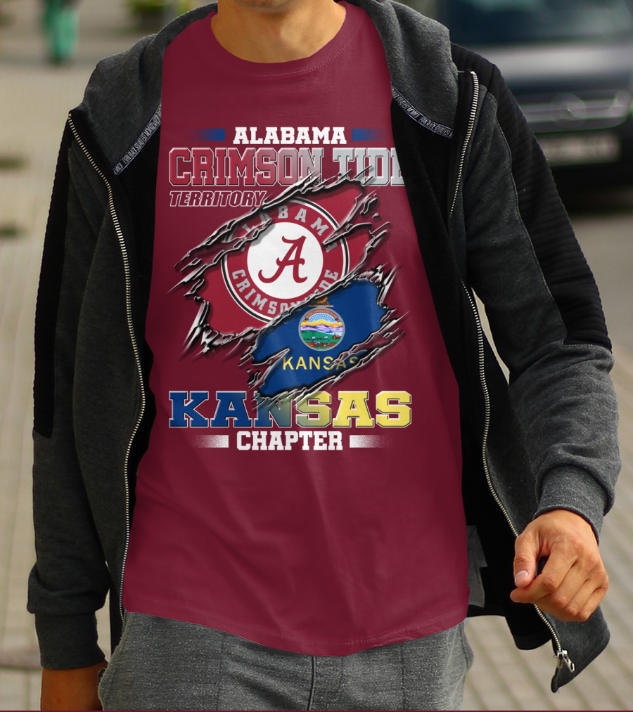 Alabama Crimson Tide Territory Kansas Chapter T-Shirt
