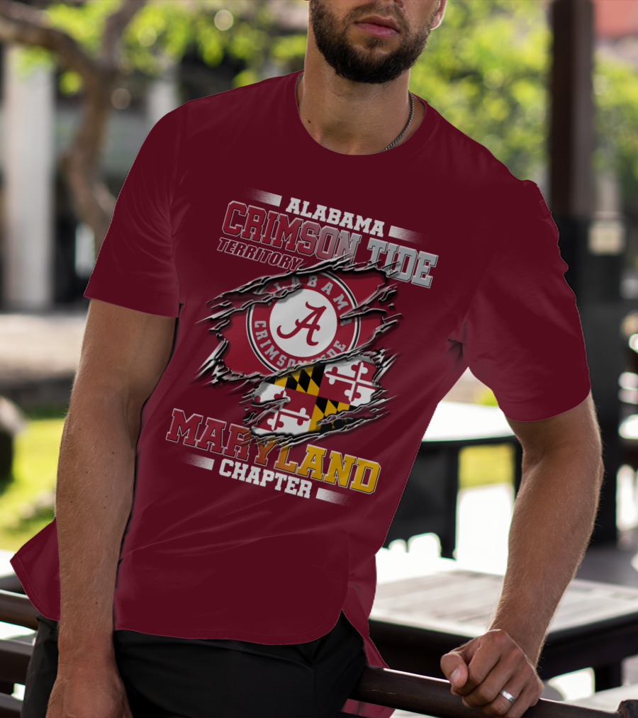 Alabama Crimson Tide Territory Maryland Chapter T-Shirt