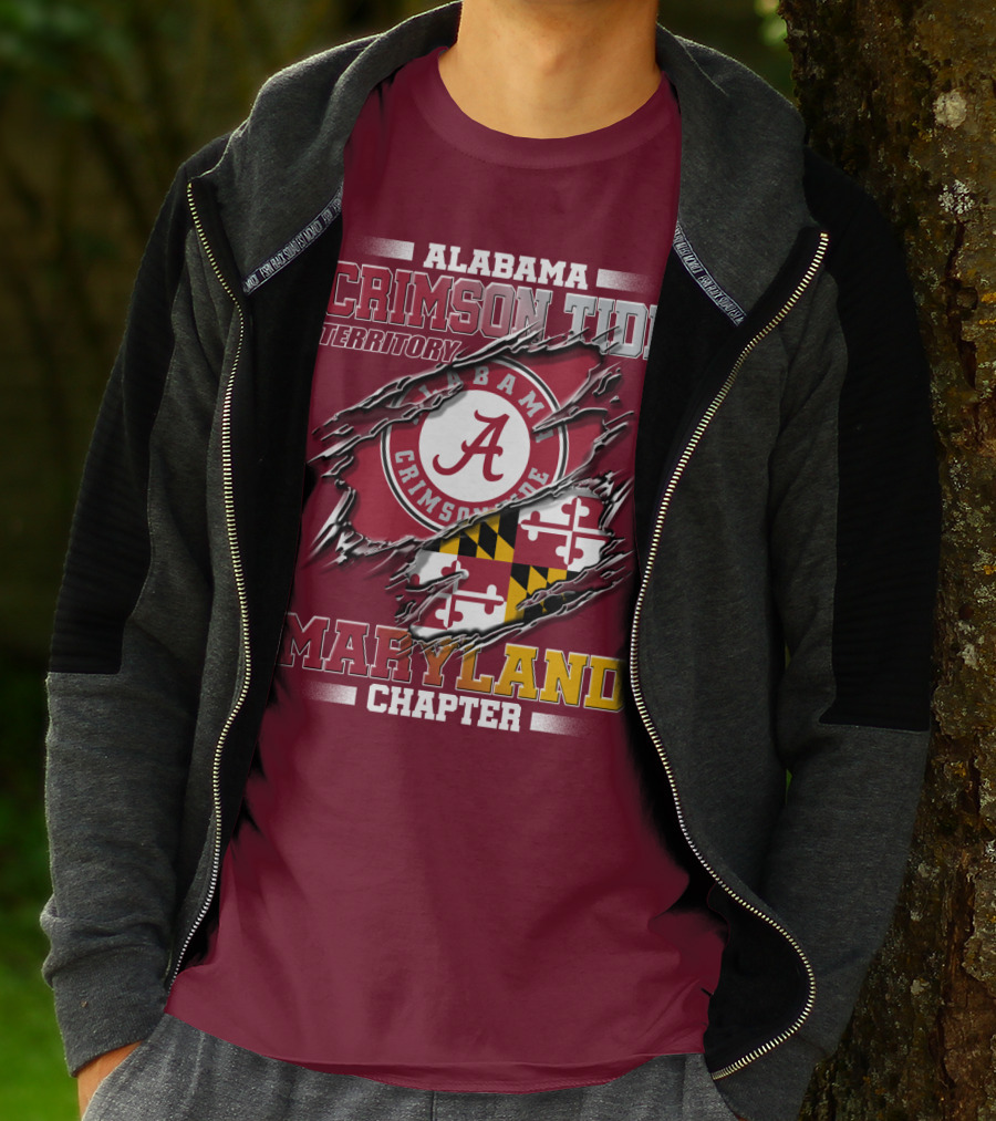 Alabama Crimson Tide Territory Maryland Chapter T-Shirt