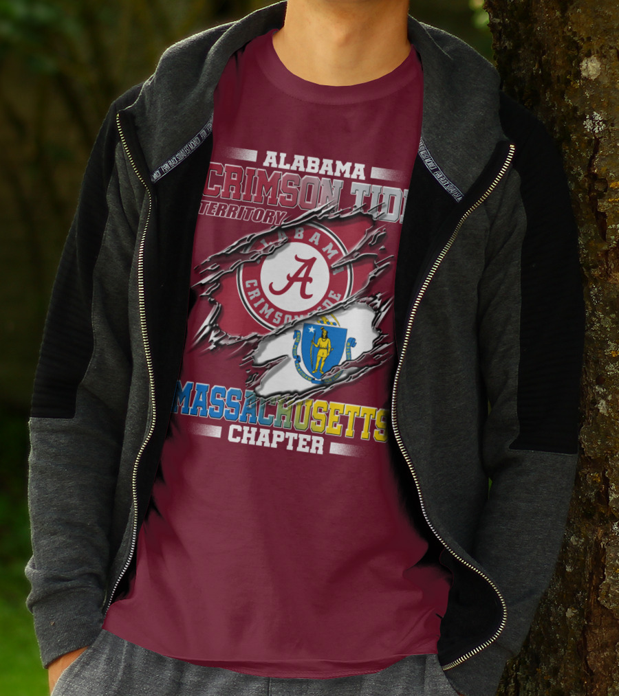Alabama Crimson Tide Territory Massachusetts Chapter T-Shirt