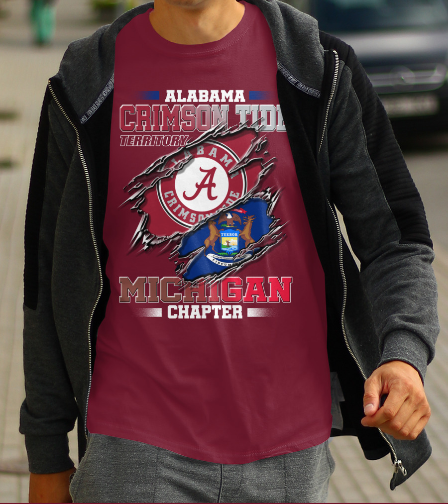 Alabama Crimson Tide Territory Michigan Chapter T-Shirt