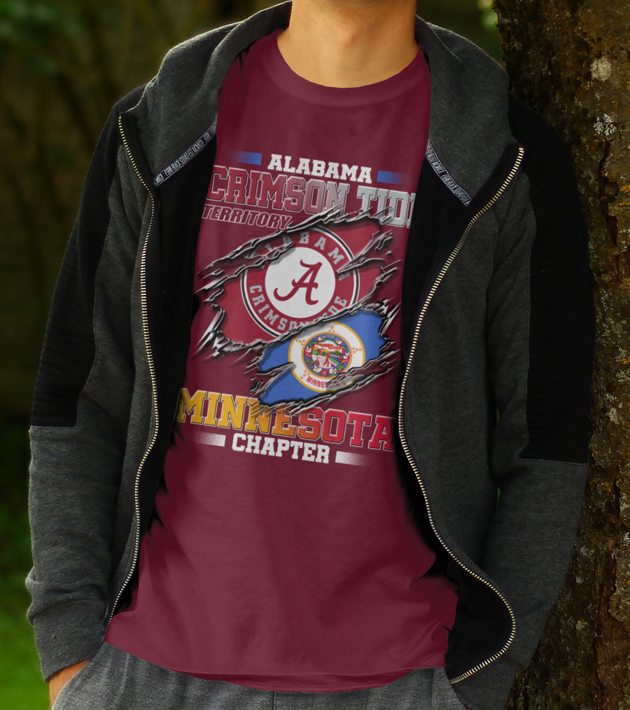 Alabama Crimson Tide Territory Minnesota Chapter T-Shirt