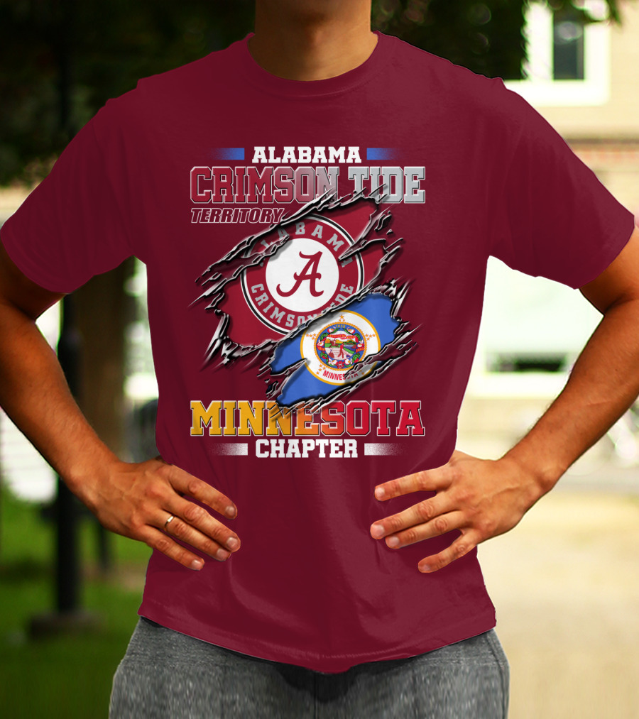Alabama Crimson Tide Territory Minnesota Chapter T-Shirt