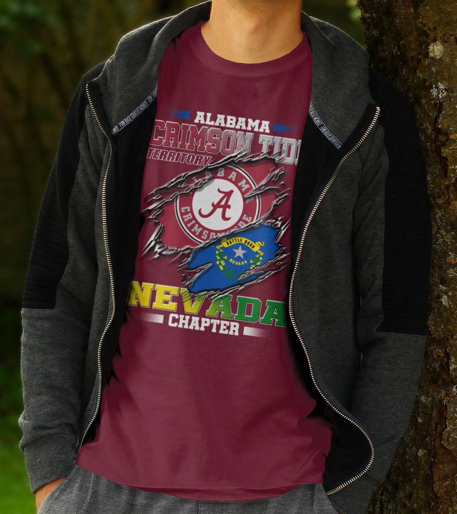 Alabama Crimson Tide Territory Nevada Chapter T-Shirt