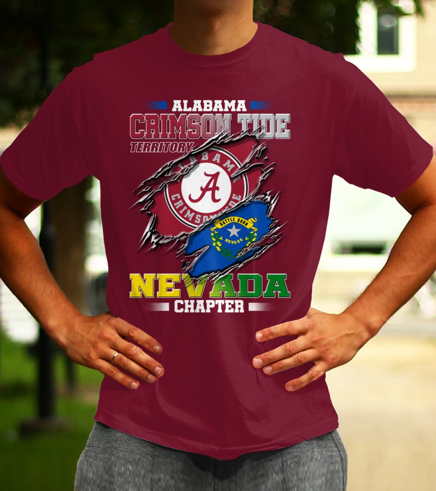 Alabama Crimson Tide Territory Nevada Chapter T-Shirt