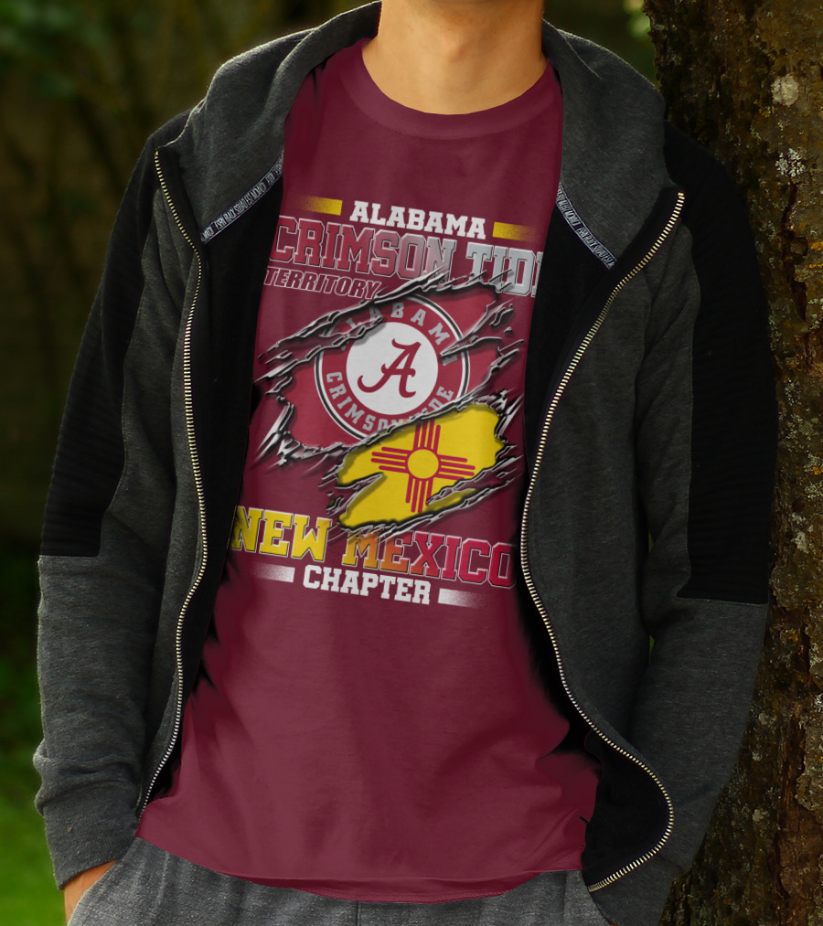 Alabama Crimson Tide Territory New Mexico Chapter T-Shirt