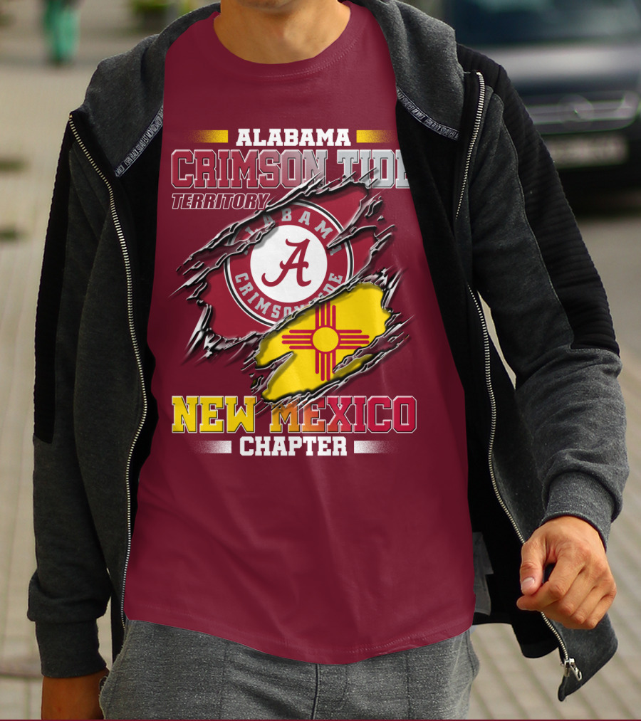 Alabama Crimson Tide Territory New Mexico Chapter T-Shirt