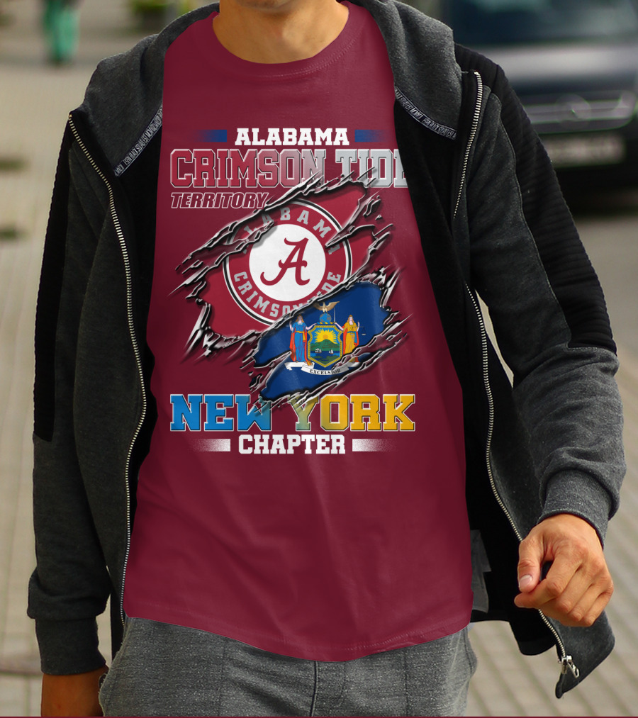 Alabama Crimson Tide Territory New York Chapter T-Shirt