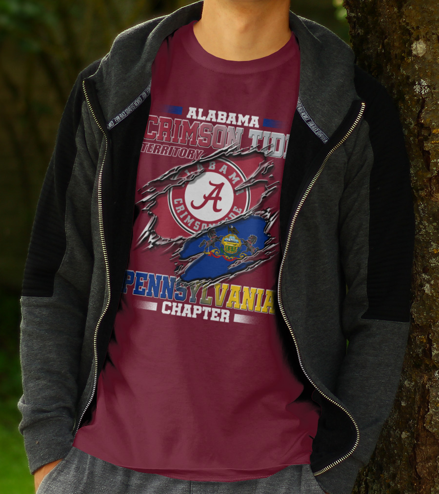Alabama Crimson Tide Territory Pennsylvania Chapter T-Shirt