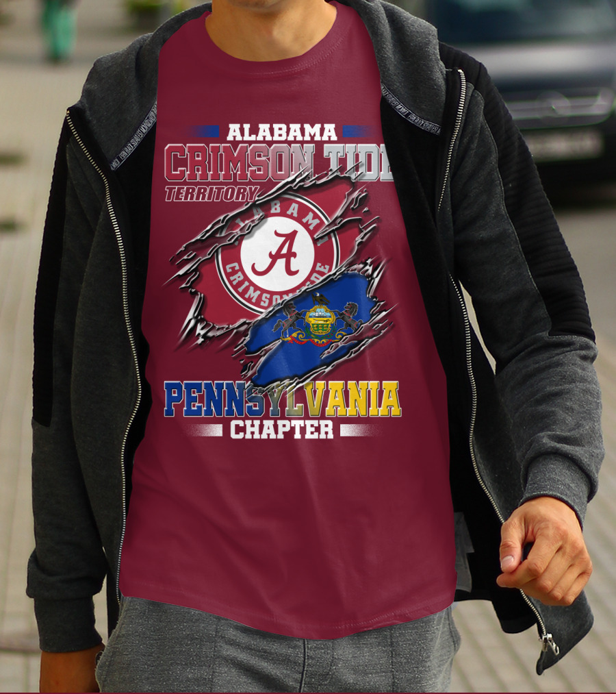 Alabama Crimson Tide Territory Pennsylvania Chapter T-Shirt