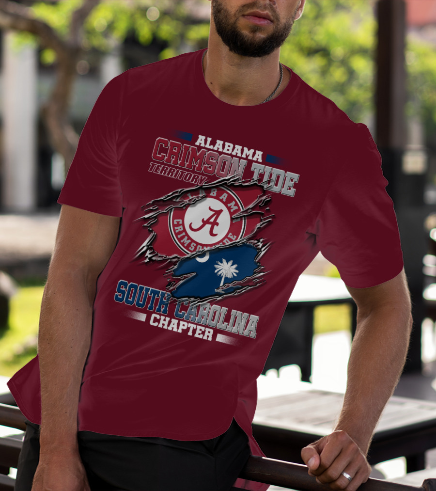 Alabama Crimson Tide Territory South Carolina Chapter T-Shirt