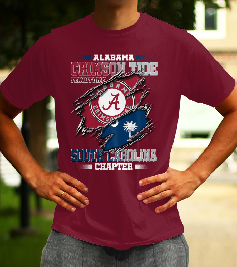 Alabama Crimson Tide Territory South Carolina Chapter T-Shirt