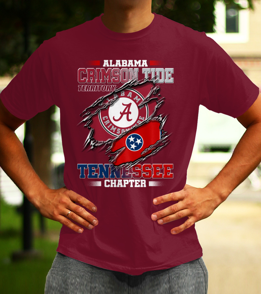 Alabama Crimson Tide Territory Tennessee Chapter T-Shirt