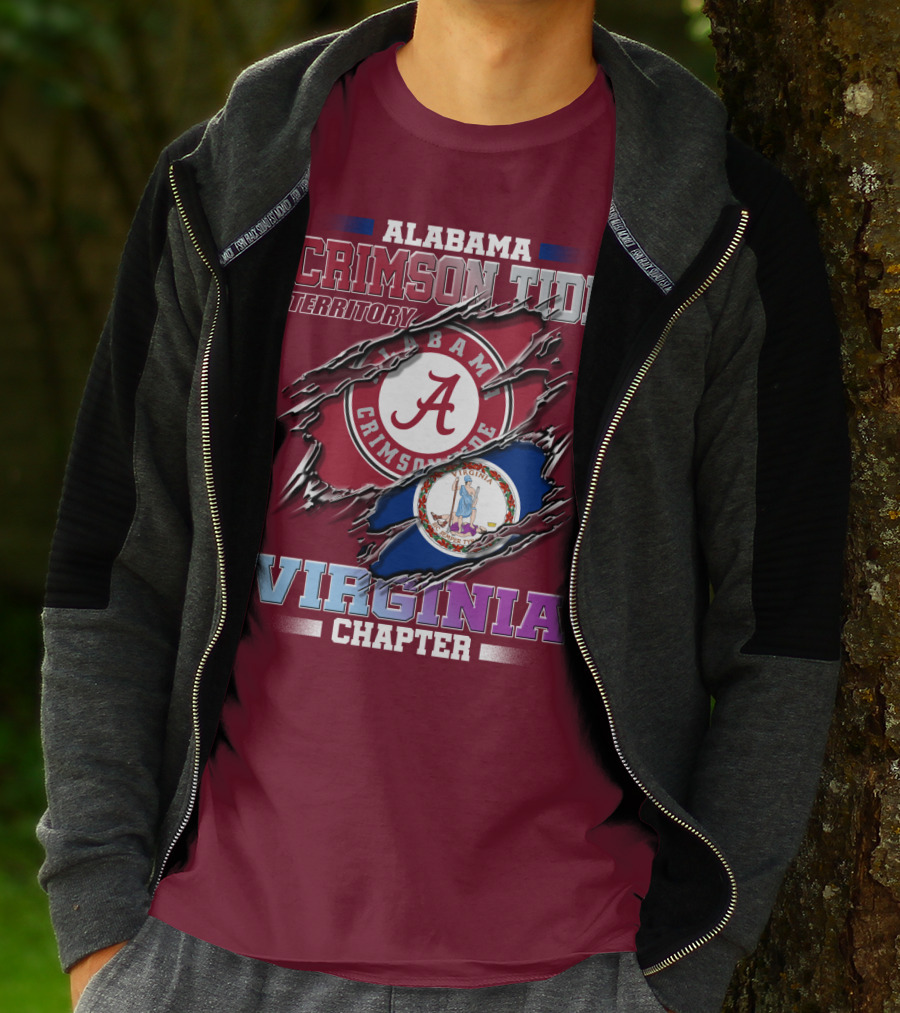 Alabama Crimson Tide Territory Virginia Chapter T-Shirt